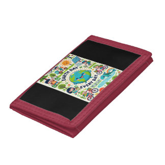 Earth Day Every Day Tri-fold Wallet