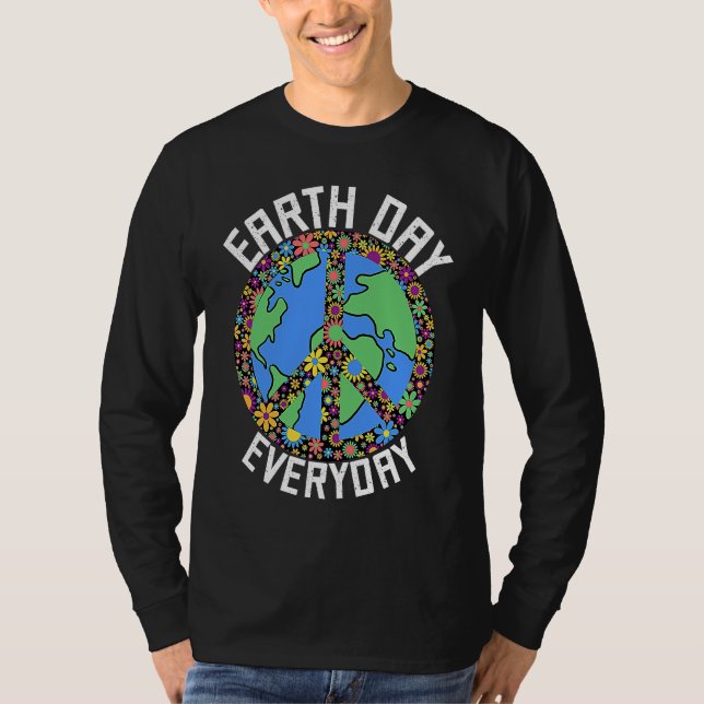 Earth Day Everyday Climate Change Environmental Aw T-Shirt (Front)