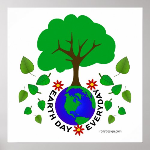 Earth Day Everyday Design Poster