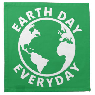 Earth Day Everyday - Earth Day Cloth Napkin