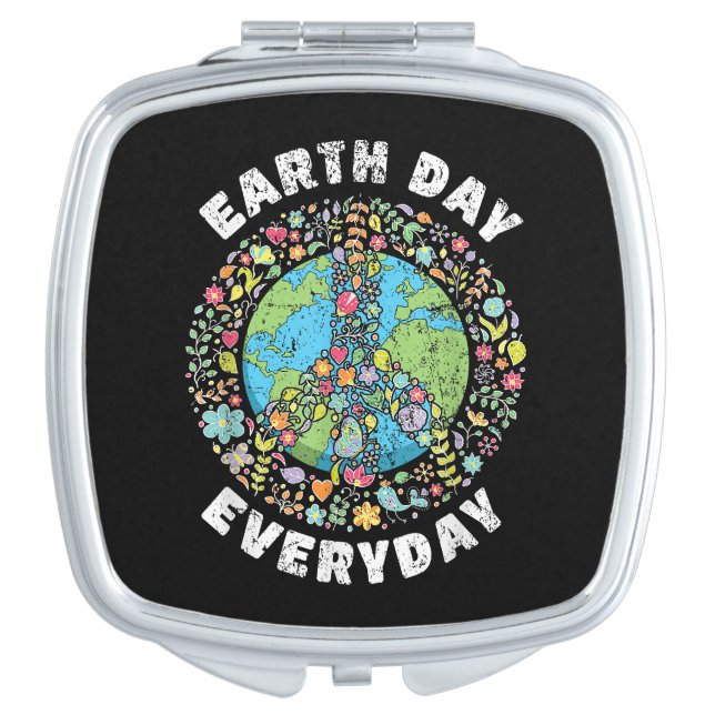 Earth Day Everyday Earth Day Compact Mirror (Front)