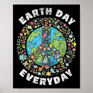 Earth Day Everyday Earth Day Poster