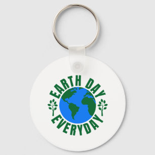 Earth Day Everyday Keychain