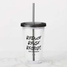 Earth Day Everyday on Plastic Bottle