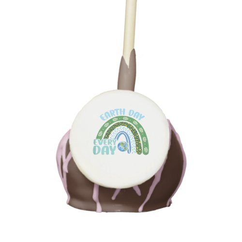Earth Day Everyday Protect Our Planet Cake Pops