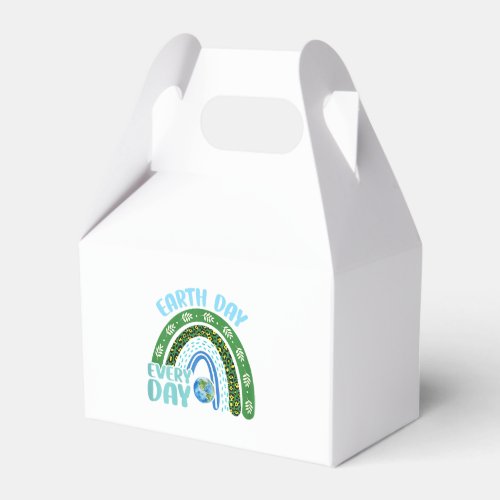 Earth Day Everyday Protect Our Planet Favor Boxes