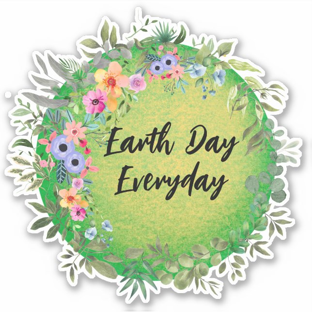Earth Day, Everyday Sticker (Front)