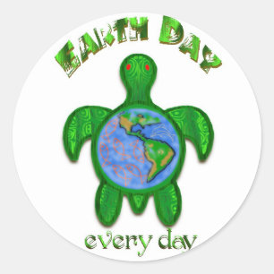 Earth Day everyday sticker