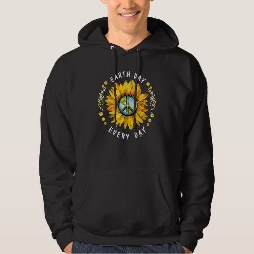 Earth Day Everyday Sunflower Earth Day 2022 April  Hoodie