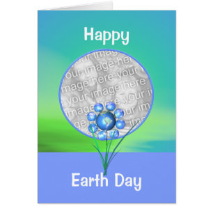 Earth Day Flower (photo frame) Cards