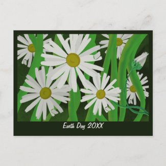 Earth Day Flowers Postcard
