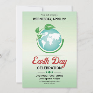 Earth Day Flyer Template