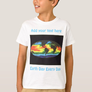 Earth Day - Global sea surface temperature T-Shirt