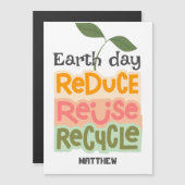 earth day, go green, art simple elegant science  (Front/Back)