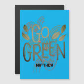 earth day, go green, art simple elegant science (Front/Back)