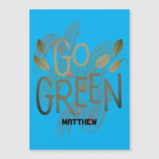 earth day, go green, art simple elegant science (Front)