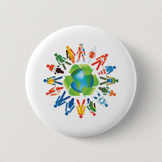 EARTH DAY GO GREEN BUTTON