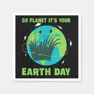 Earth Day: Go Planet It's Your Earth Day Napkins