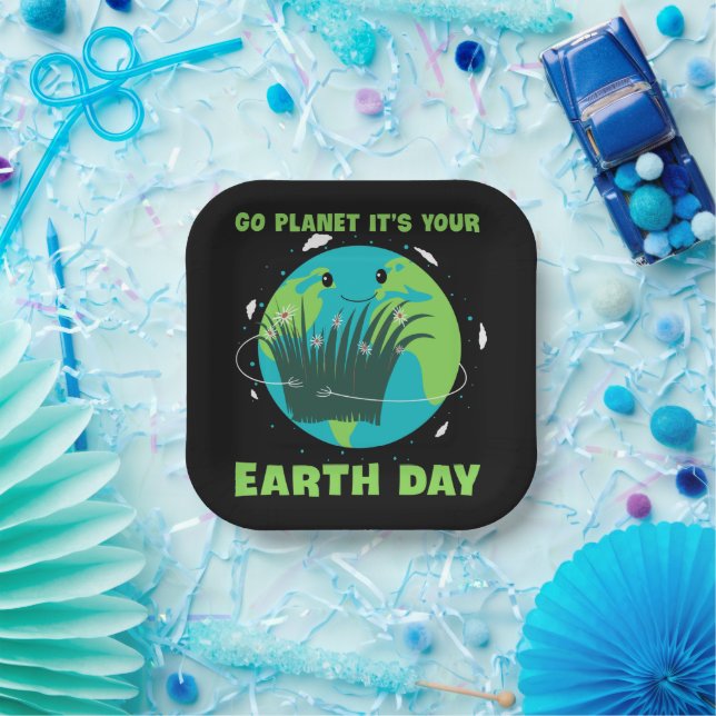 Earth Day: Go Planet It's Your Earth Day Paper Plates (Party)