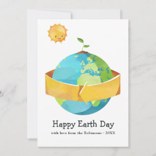 Earth Day Greeting Holiday Card