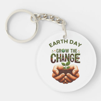 Earth Day – Grow the Change Keychain