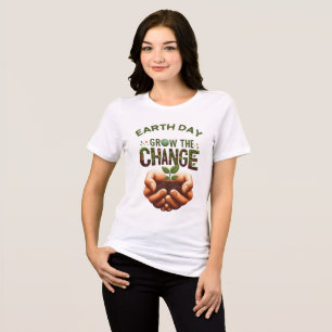 Earth Day – Grow the Change Tri-Blend Shirt