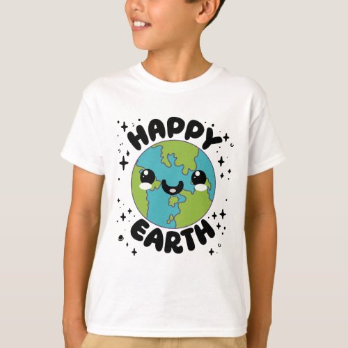 Earth Day Happy Earth Earth Day Design  T_Shirt