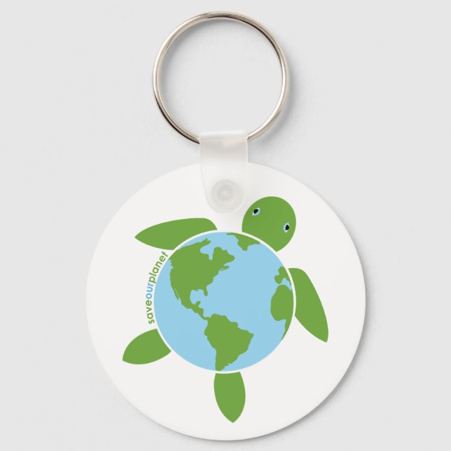 Earth Day Honu Key Chain (Front)