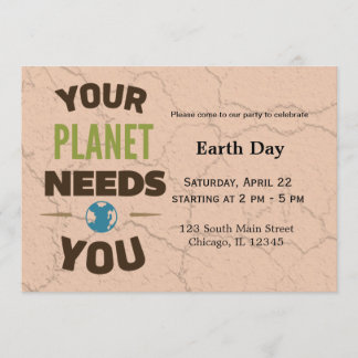 Earth Day Invitation