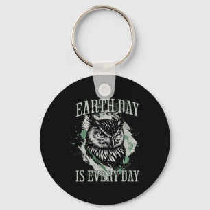 Earth Day Is Every Day Climate Change Activist Vin Keychain