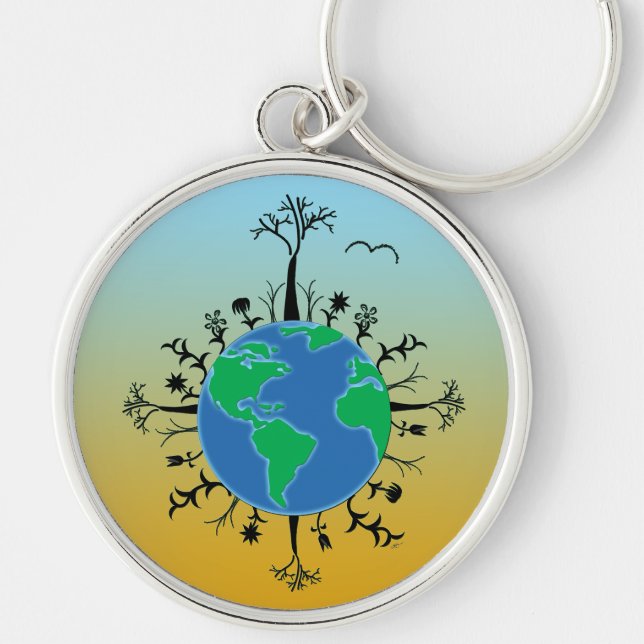Earth Day Keychain (Front)