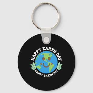 Earth Day Kids Toddler Boys Cute Planet Funny Nove Keychain