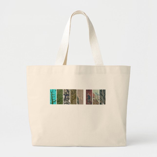 Earth Day Large Tote Bag (Front)