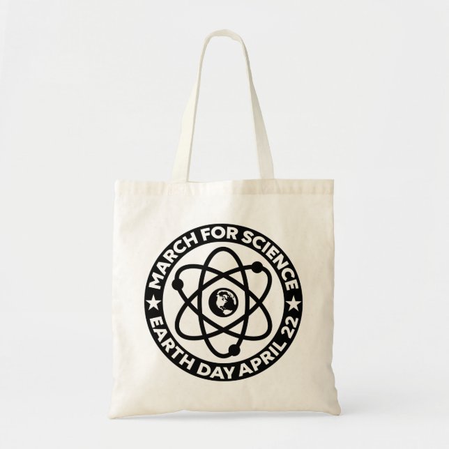 Earth Day March for Science Tote Bag (Front)