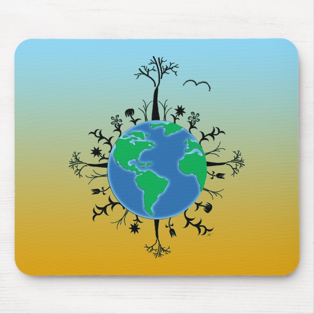 Earth Day Mouse Pad (Front)