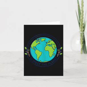 Earth day nature love eco friendly environmental card