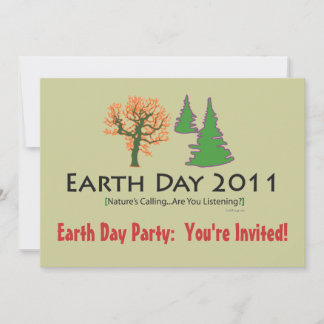 Earth Day Party Invitation