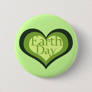 Earth Day Pinback Button