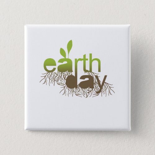 EARTH DAY _ PINBACK BUTTON