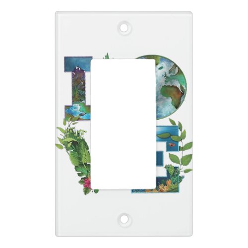 Earth Day Planet Anniversary Earth Day Everyday Light Switch Cover