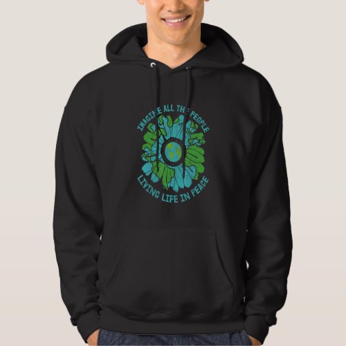 Earth Day Planet Anniversary Earth Day Sunflower E Hoodie