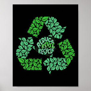 Earth Day Recycle Logo Vintage Recycling Gift 1  Poster
