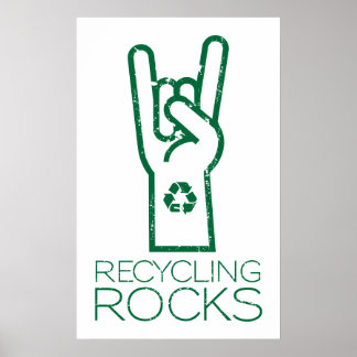 Earth Day: Recycling Rocks! Poster