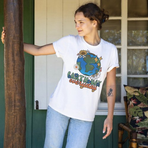 Earth Day  Retro Style T_Shirt