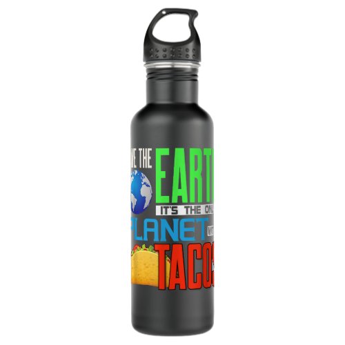 Earth Day Save Our Earth Its The Only Planet Stainless Steel Water Bottle