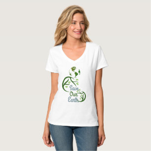 earth day, save our earth, love earth, our mother T-Shirt