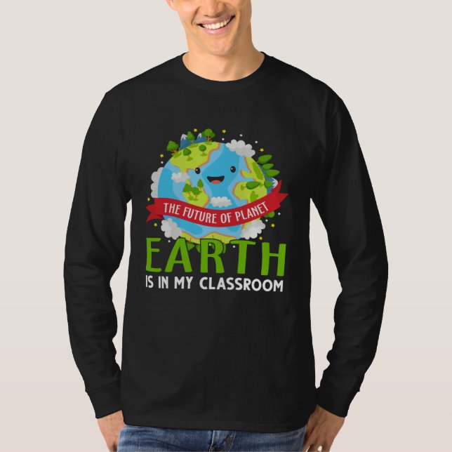 Earth Day  Save Our Home Plant More Trees Go Plane T-Shirt (Front)