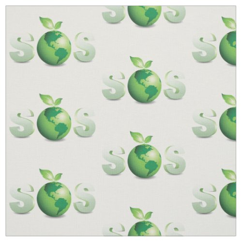 Earth Day  Save the Planet Fabric