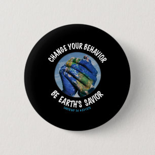 Earth Day Save The Planet Plant More Trees Clean T Button