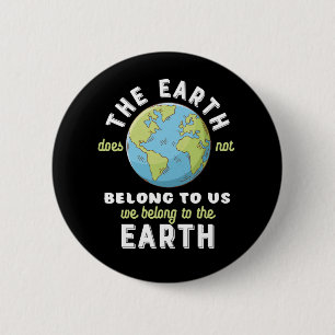 Earth Day Save The Planet Protect The Environment Button